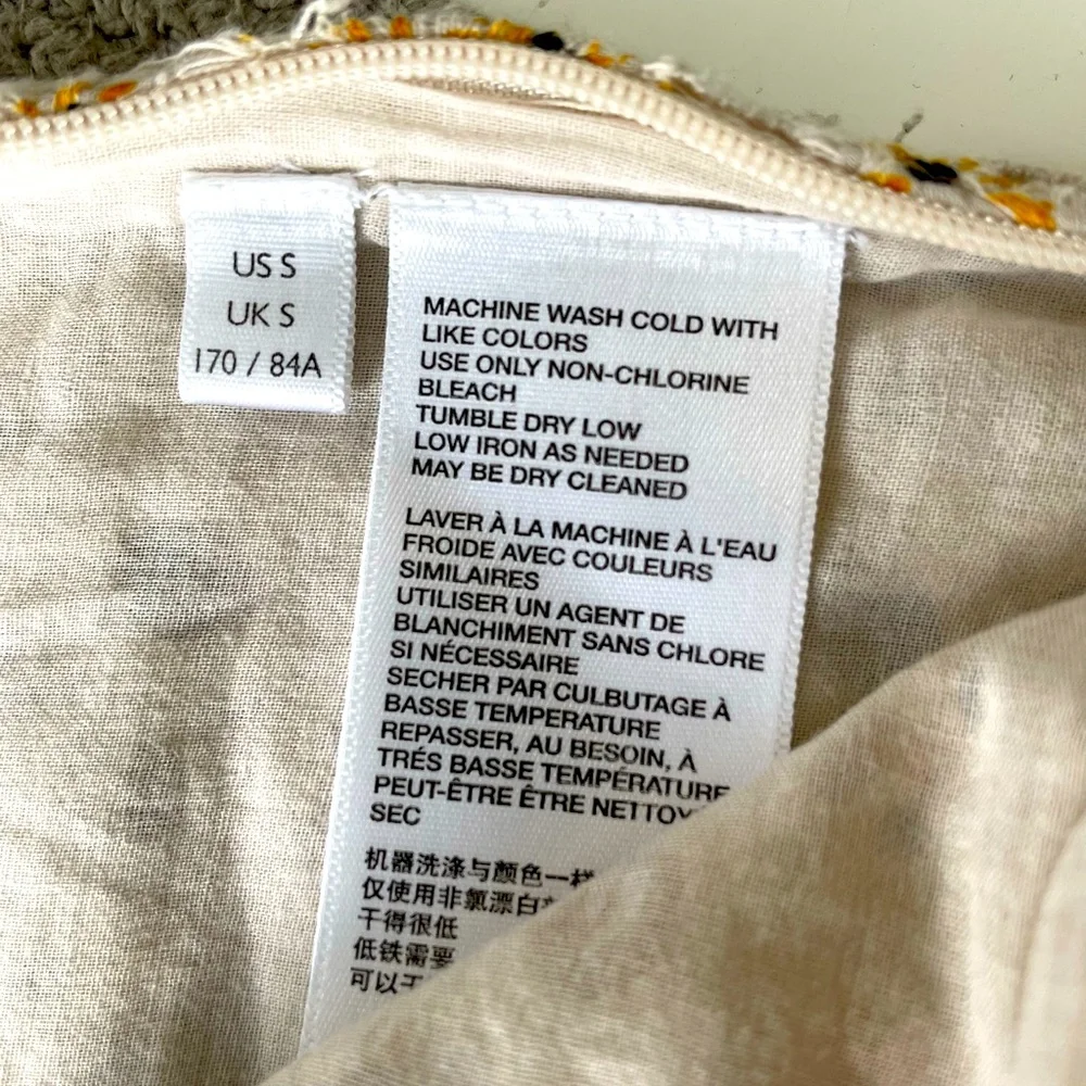 Urban Outfitters Balboa High Rise Yellow White Daisy Eyelet Shorts Size Small
